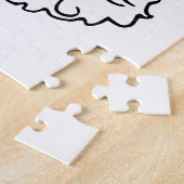 sequentie zwarte santa claus legpuzzel (Zijkant)