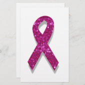 sequentieel roze borstkankervoorlichting briefpapier (Voorkant / Achterkant)