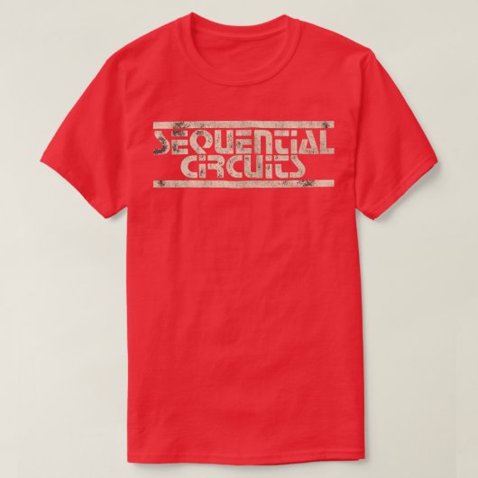 Sequentiële circuits t-shirt (Design voorkant)