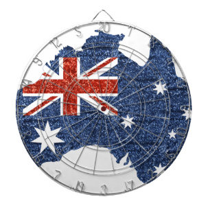 sequin australiaanse vlag dartbord