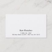 Sequin Beauty Salon 6 Punch Customer Loyalty Card (Achterkant)