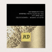 Sequin en Glitter/Gold Lux Visitekaartjes (Buitenkant ongevouwen)
