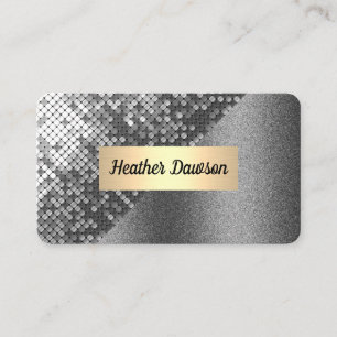 Sequin en Glitter Visitekaartje