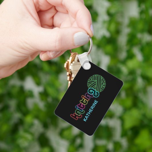 Sequin Glow Knitting Sleutelhanger (Hand)