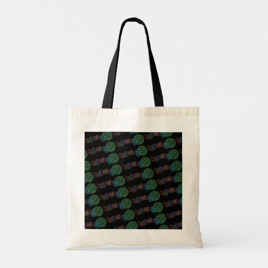 Sequin Glow Knitting Tote Bag (Achterkant)