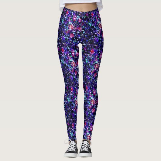 Sequin Jewel Print Leggings (Voorkant)