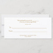 Sequin Lipstick Logo Salon & Spa Cadeaubon (Achterkant)