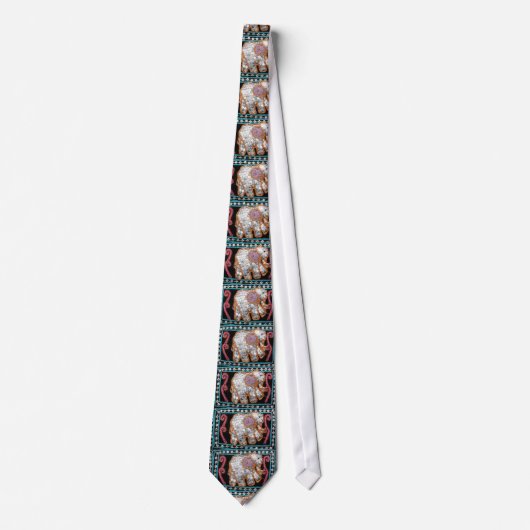Sequin olifant mannen stropdas (Voorkant)