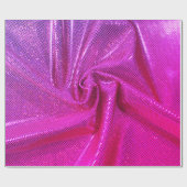 Sequin sparkle glitter look roze magenta cadeaupapier (Vlak)
