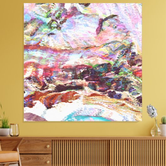 Sequins Haze Canvas Afdruk (Insitu (Woonkamer))