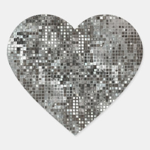 Sequins Heart Sticker