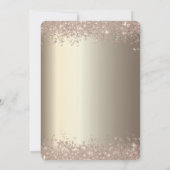 Sequins Jurk Glitter Confetti 50e Verjaardag Kaart (Achterkant)