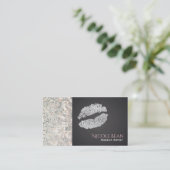 Sequins Parties scintillant & Silver Lips Carte de (Debout devant)