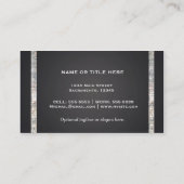 Sequins Parties scintillant & Silver Lips Carte de (Dos)