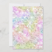 Sequins Sparkling Rainbow Heart Verjaardag Kaart (Achterkant)