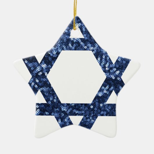 sequinster van david keramisch ornament (Voorkant)