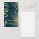 Séquoia avec des cartes de visite de rayons de (Devant / Derrière)