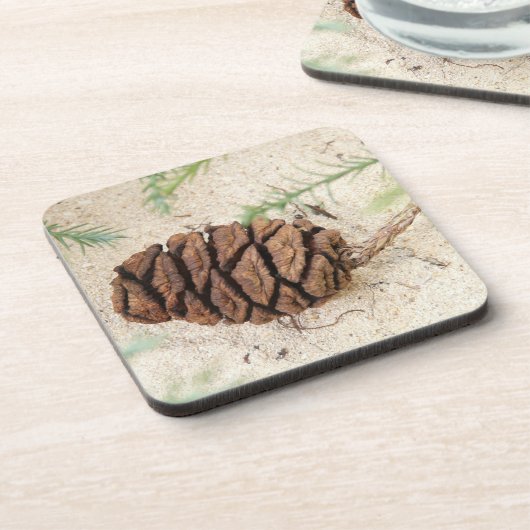 Sequoia Cone Cork Dessous de verre (Côté gauche)