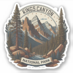 Sequoia en Kings Canyon National Parks californië Sticker