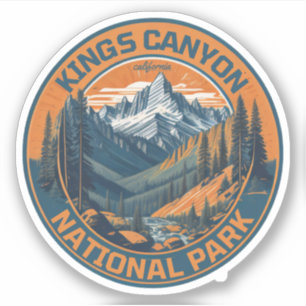 Sequoia en Kings Canyon National Parks californië Sticker