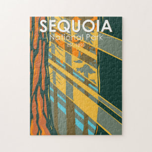 Sequoia Nationaal Park Giant Sequoia Trees Legpuzzel