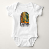 Sequoia Nationaal Park Giant Sequoia Trees Romper (Voorkant)