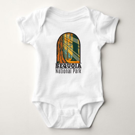 Sequoia Nationaal Park Giant Sequoia Trees Romper (Voorkant)