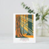 Sequoia National Forest California  Briefkaart (Staand voorkant)