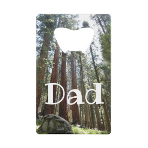 Sequoia National Forest Dad Bottle Opener Kredietkaart Flessenopener