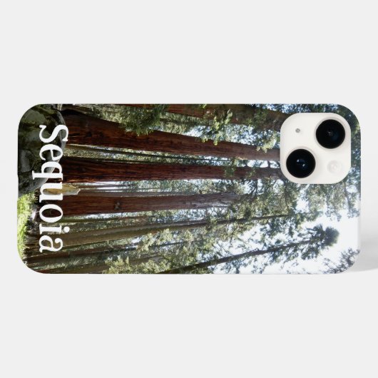 Sequoia National Forest iPhone 14 Coque (Verso (horizontal))