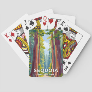 Sequoia National Park California Kunst Pokerkaarten