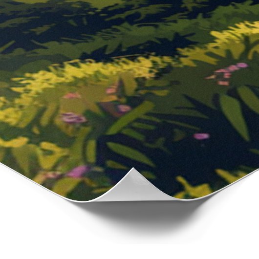 Sequoia National Park California Tree Retro Poster (Hoek)