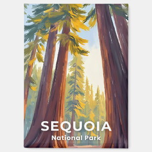 Sequoia National Park Californië Reizen Magneet