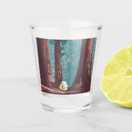 Sequoia National Park Kamperen met tenten   Shot Glas