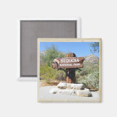 Sequoia National Park magneet! Magneet (Voorkant / Achterkant)