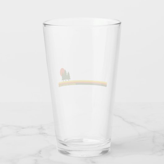 Sequoia National Park Pine Trees Sun Glas (Achterkant)