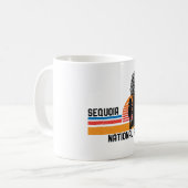  Sequoia National Park Retro Sequoia Koffiemok (Voorkant links)