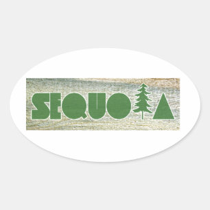 Sequoia Ovale Sticker