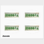 Sequoia Ovale Sticker (Vel)