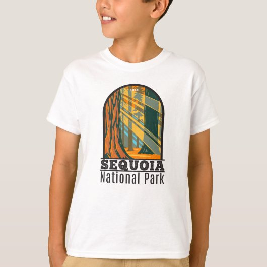 Sequoia Parc National T-Shirt géant Sequoia Trees (Devant)