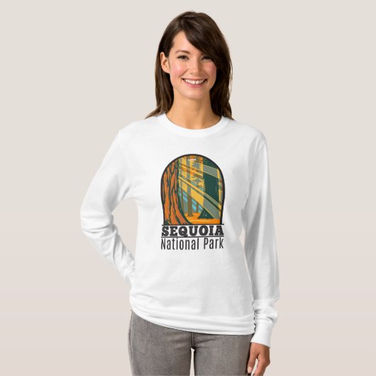 Sequoia Parc National T-Shirt géant Sequoia Trees (Devant entier)