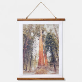 Sequoia Tree Hangend Wandkleed