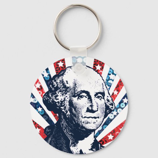 sequoigeorge washington sleutelhanger (Voorkant)