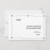 Sera-T-On Dessiné À La Main La Carte De Propositio (Dos)