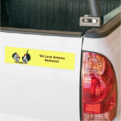 Serama Bantams Bumpersticker (Op Truck)