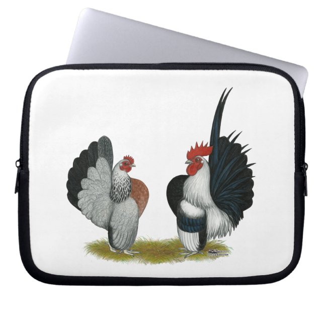 Serama Bantams Laptop Sleeve (Voorkant)