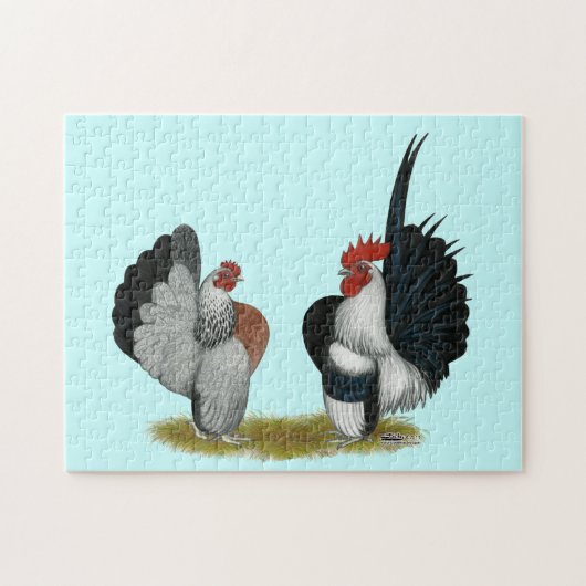 Serama Bantams Legpuzzel (Horizontaal)