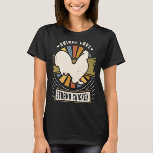 Serama Chicken  Classic Retro Animal T-shirt