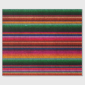 Serape Fabric Texture Colorful Mexican Blanket Cadeaupapier (Vlak)