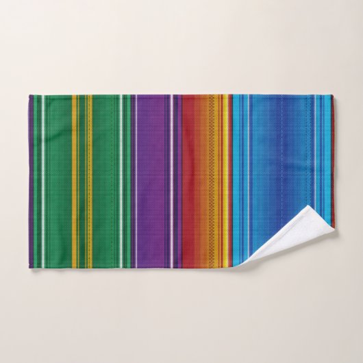 Serape mexicain #3 (Serviette à main)
